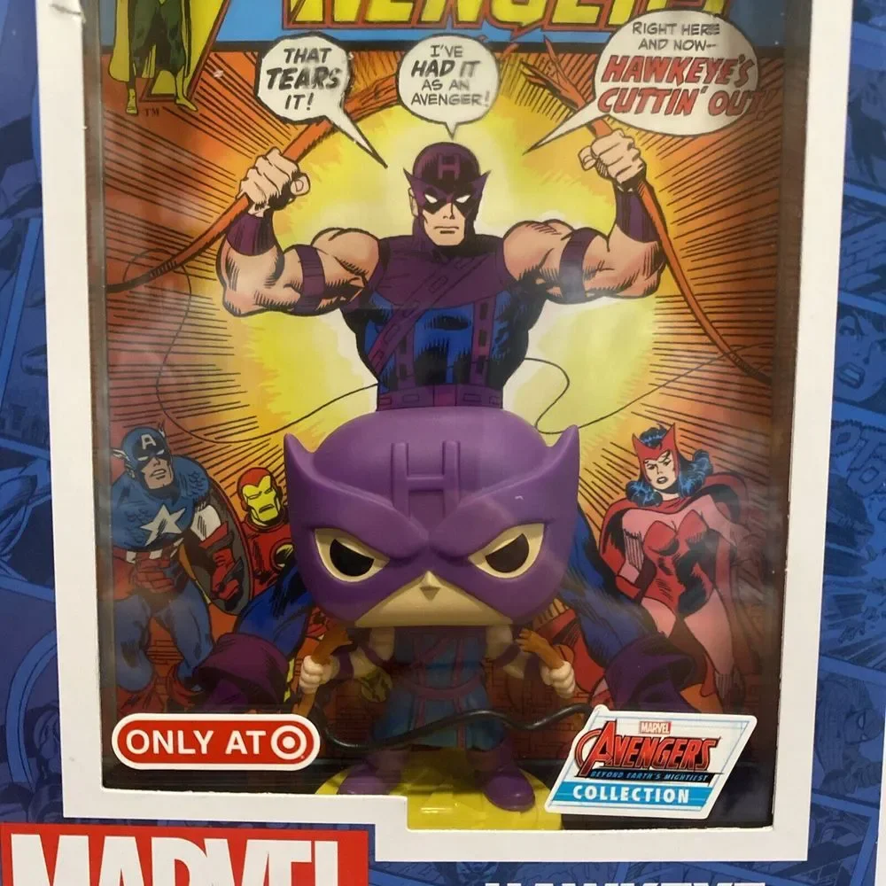 Funko Pop! Comic Book Cover with Case: Marvel - Hawkeye - Target (Exclusive) #32